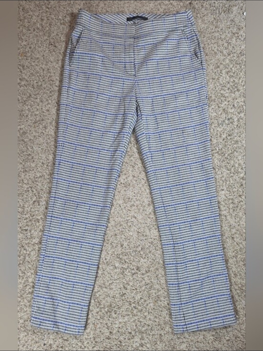White House Black Market Houndstooth Straight Leg Pants